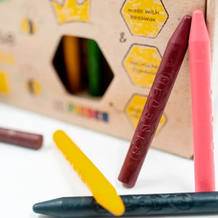 Ceras de cera de abeja de colores Clásicas (12) - Medenka