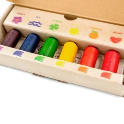 Ceras de cera de abeja de colores Junior (6) - Medenka