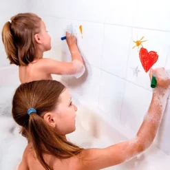 Ceras de colores y esponja para baño - Janod