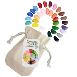 Ceras de soja ergonómicas de colores (32) - Crayon Rocks