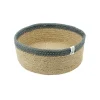 Cesta de yute para almacenar y clasificar con filo gris 21 cm - ReSpiin