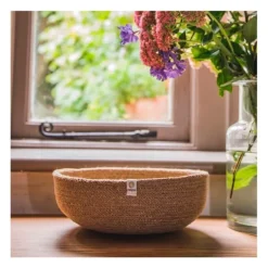 Cesta de yute para almacenar y clasificar mediana 23 cm - ReSpiin