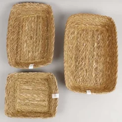 Cestas de algas marinas para almacenar y clasificar rectangulares (3) - ReSpiin
