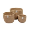 Cestas de yute para almacenar y clasificar altas (3) - ReSpiin