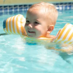 Chaleco flotador con manguitos amarillo ballena 15-30 kg - Swim Essentials