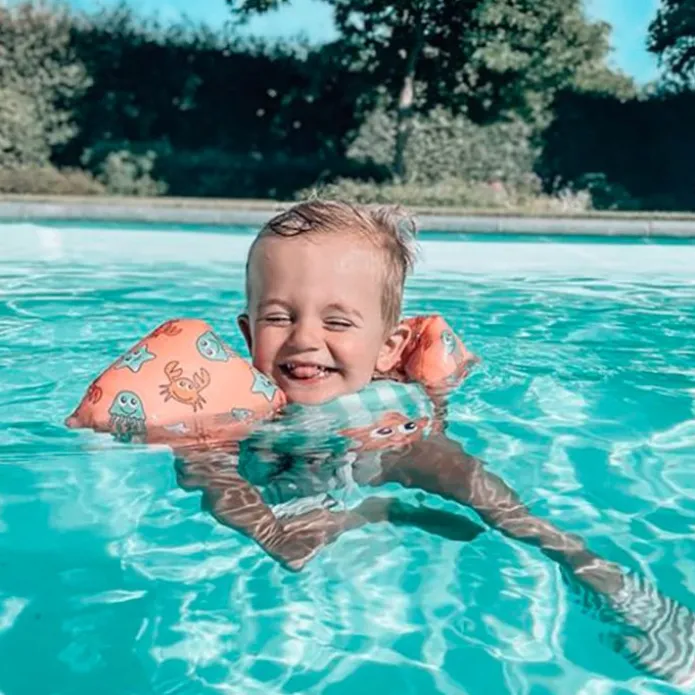 Chaleco flotador con manguitos animales marinos 15-30 kg - Swim Essentials