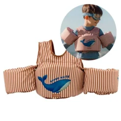 Chaleco flotador con manguitos océano 15-30 kg - Little Dutch