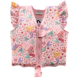 Chaleco flotador rosa sirenas 15-19 kg - Little Dutch