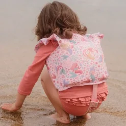 Chaleco flotador rosa sirenas 15-19 kg - Little Dutch