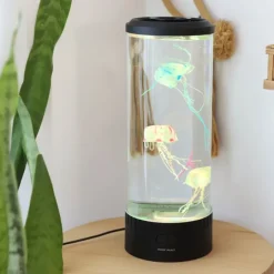 Cilindro de medusas fluorescentes con luces grande - Playlearn