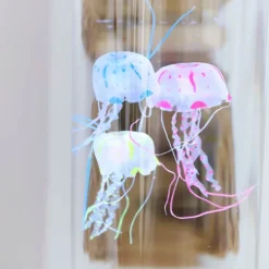 Cilindro de medusas fluorescentes con luces grande - Playlearn