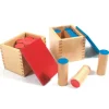 Cilindros con sonido con cajas de madera - Montessori