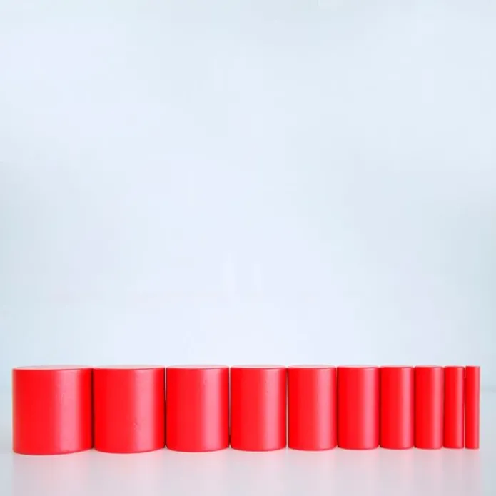 Cilindros sin botón Premium madera de haya - Montessori
