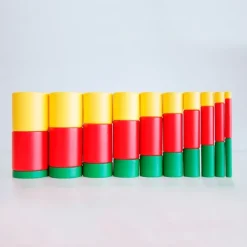 Cilindros sin botón Premium madera de haya - Montessori