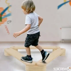 Circuito de equilibrio Pikler con 6 listones de madera - 509Crew