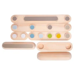 Circuito de equilibrio Pikler con 7 listones de madera - Small Foot