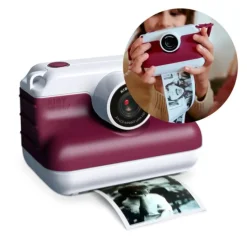 Cámara de fotos digital instantánea K-Print roja - Kidywolf