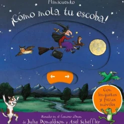 ¡Cómo mola tu escoba! Cuento con lengüetas