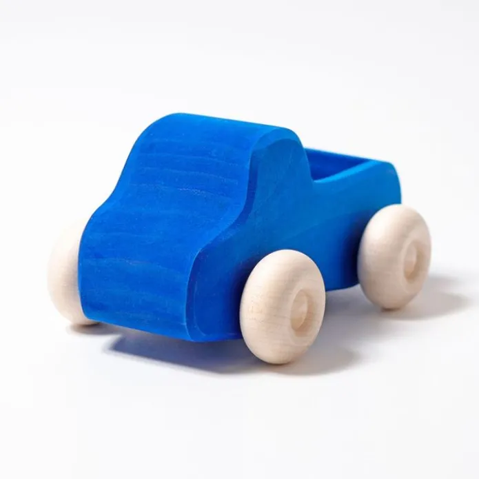 Coche de madera azul - Grimm's