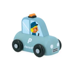 Coche de policía de madera Cross Roads - Janod