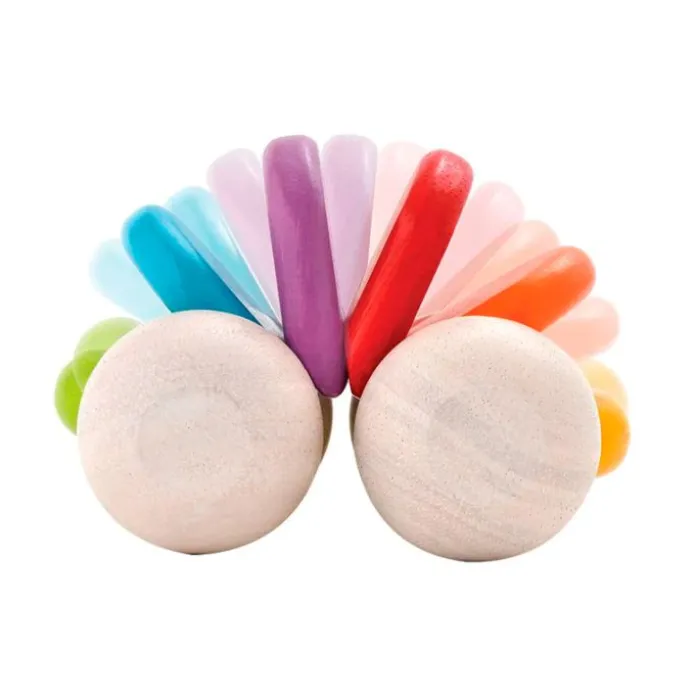 Coche flexible de madera colores - PlanToys