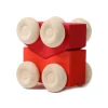 Coches de madera apilables rojos (2) - Grimm's