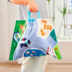 Coches de peluche con bolso-alfombra (4) - Hape