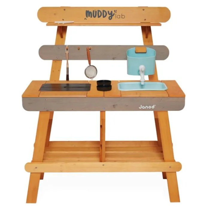 Cocinita de madera para exterior Muddy Lab - Janod