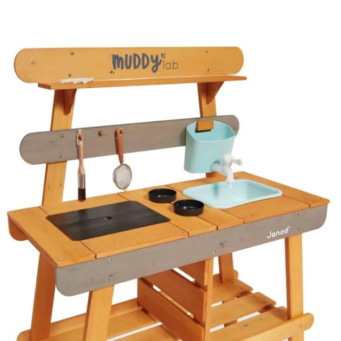 Cocinita de madera para exterior Muddy Lab - Janod
