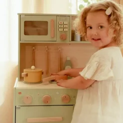 Cocinita menta de madera - Little Dutch