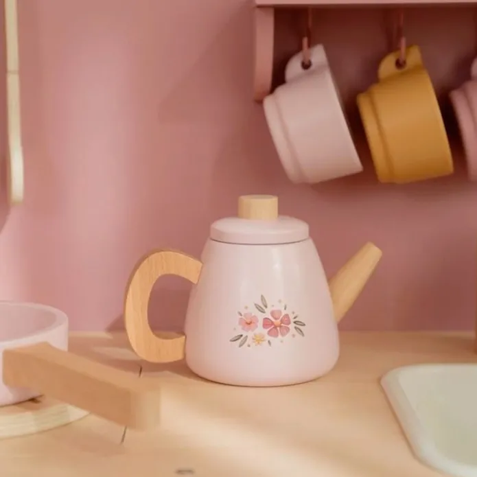 Cocinita rosa de madera - Little Dutch