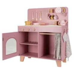 Cocinita rosa de madera - Little Dutch
