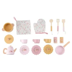 Cocinita rosa de madera - Little Dutch