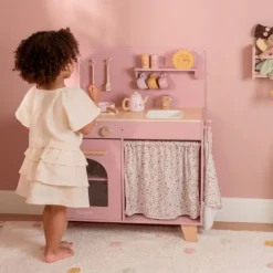 Cocinita rosa de madera - Little Dutch