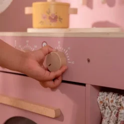 Cocinita rosa de madera - Little Dutch