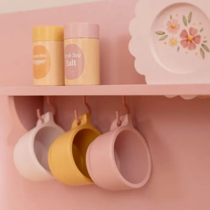 Cocinita rosa de madera - Little Dutch