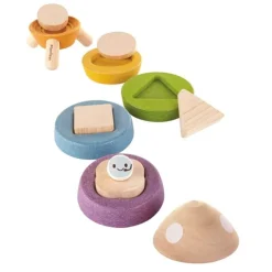 Cohete apilable de madera - PlanToys