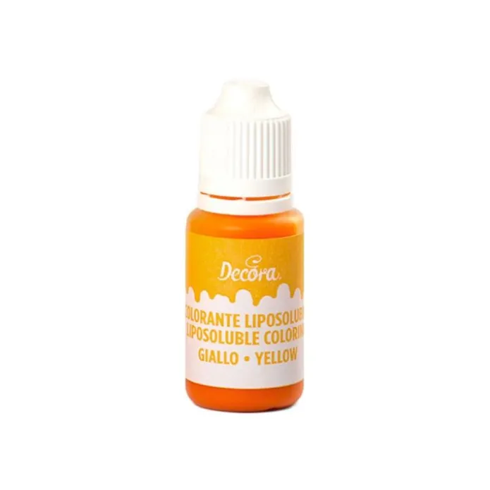 Colorante alimentario líquido liposoluble amarillo 15 - Decora