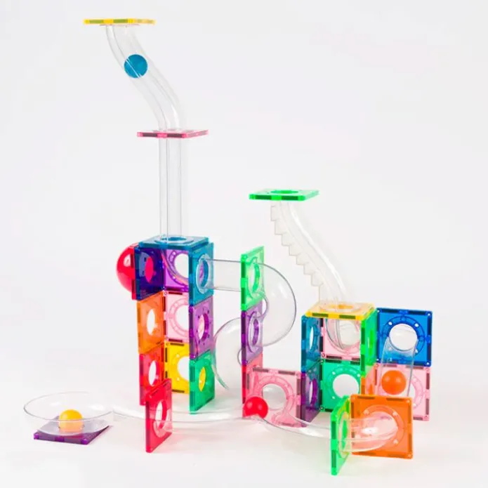 Construcción magnética circuito de bolas Tobogán Imanix 70 piezas - Braintoys