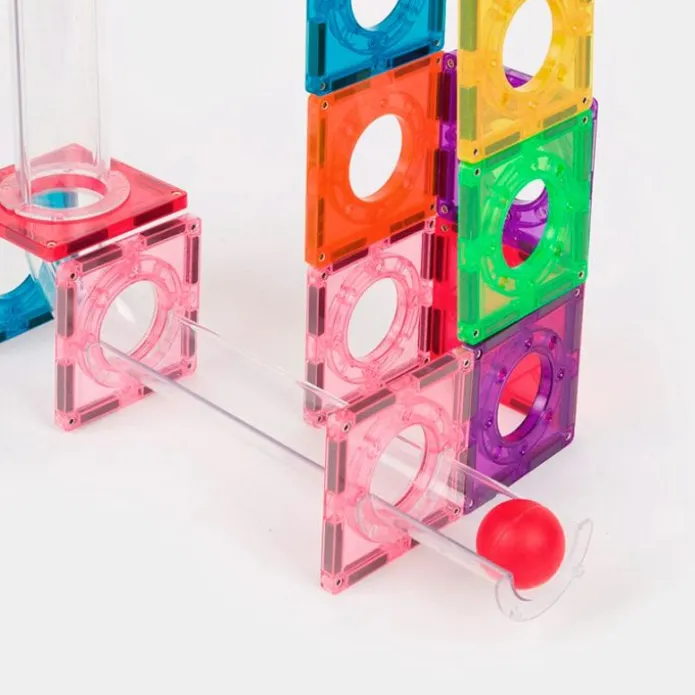 Construcción magnética circuito de bolas Tobogán Imanix 50 piezas - Braintoys