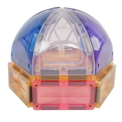 Construcción magnética Curved Pack Pastel 34 piezas - Cleverclixx