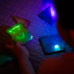 Construcción magnética Imanix Glow in the dark 16 piezas - Braintoys