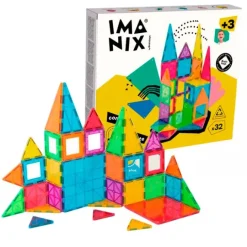 Construcción magnética Imanix 32 piezas - Braintoys