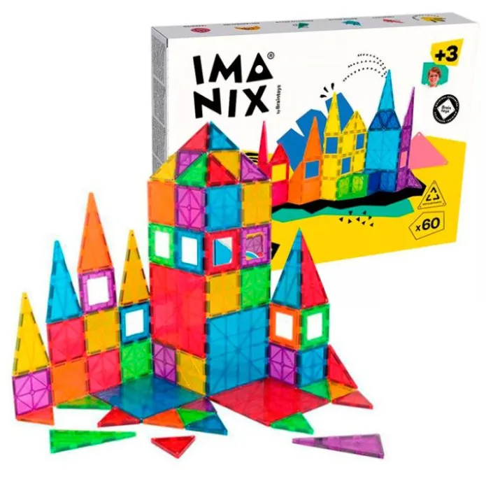 Construcción magnética Imanix 60 piezas - Braintoys