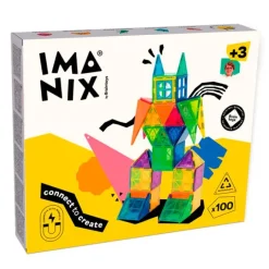 Construcción magnética Imanix 100 piezas - Braintoys