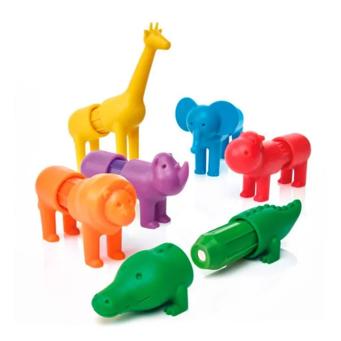 Construcción magnética My First Safari Animals 18 piezas - SmartMax