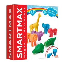 Construcción magnética My First Safari Animals 18 piezas - SmartMax