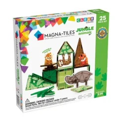 Construcción magnética 25 piezas Animales de la jungla - Magna-Tiles