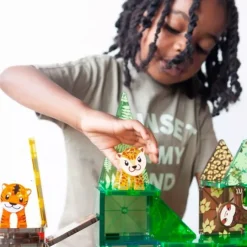 Construcción magnética 25 piezas Animales de la jungla - Magna-Tiles