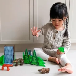 Construcción magnética 25 piezas Animales del bosque - Magna-Tiles